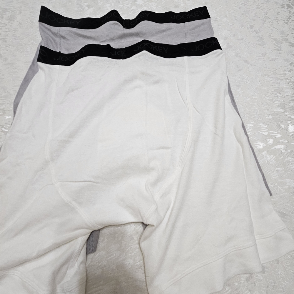 NWOB Jockey Boxer Briefs   White